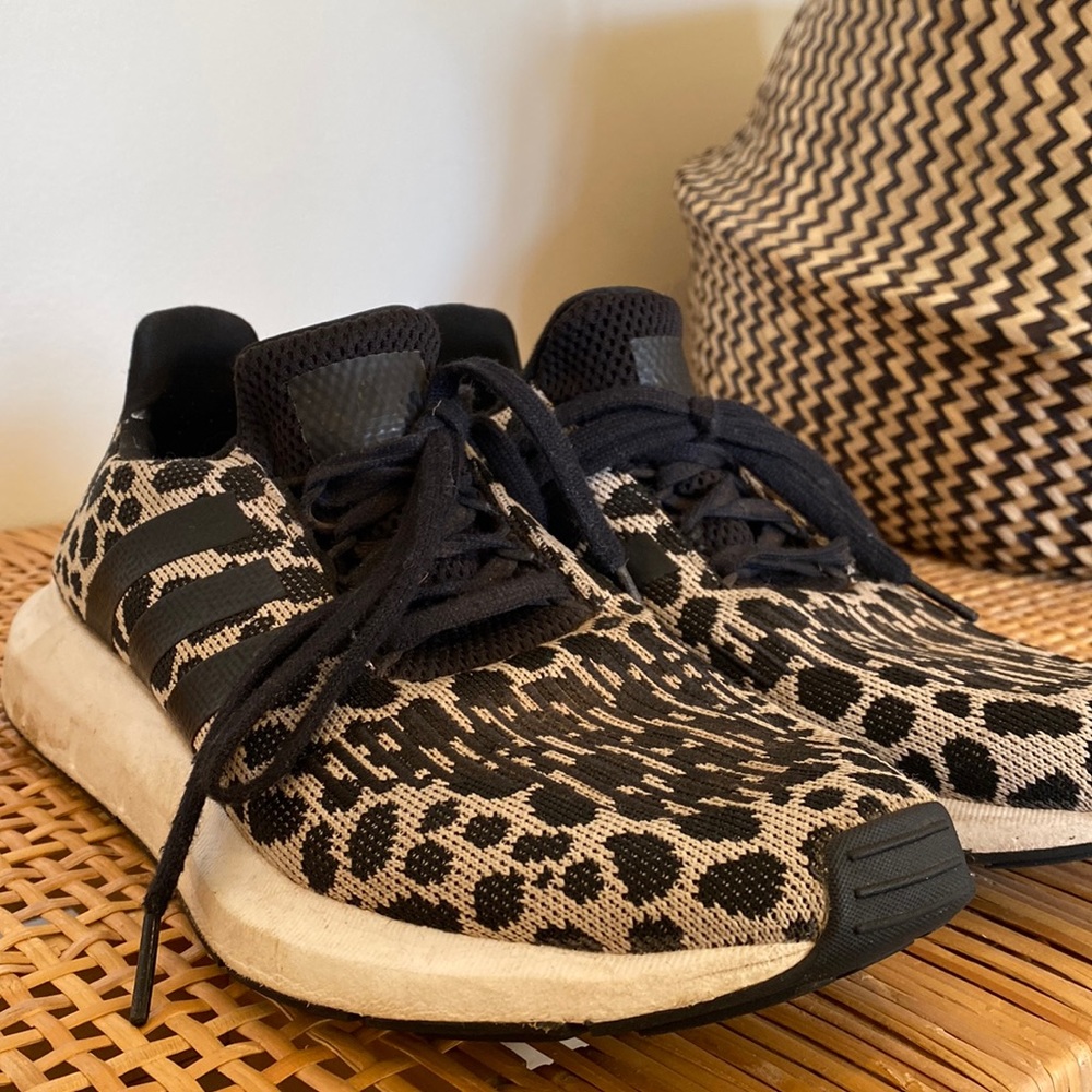 Cheetah print Adidas woman’s shoes